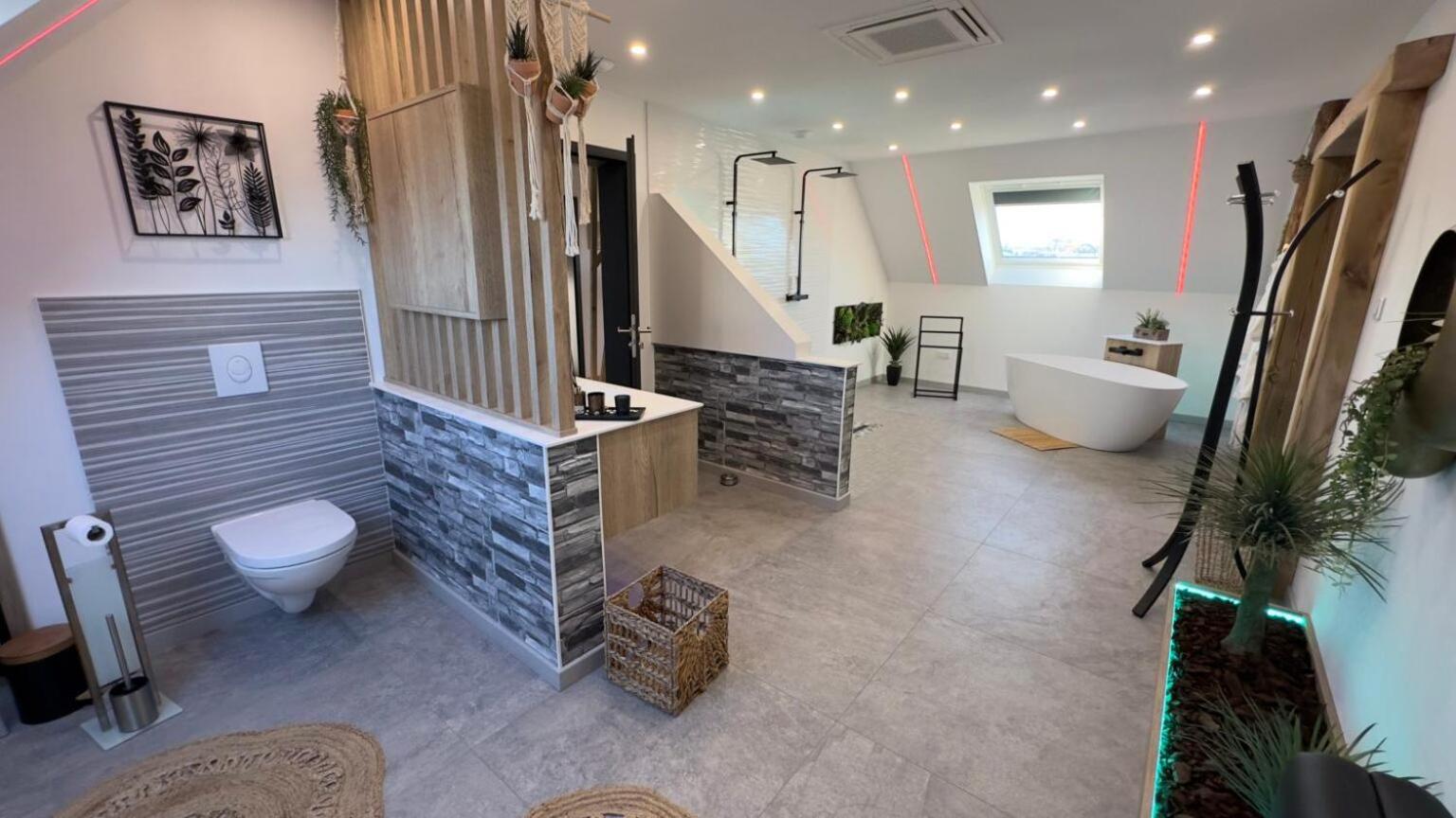 Maison Gite Chez Nounou Sauna Jacuzzi Jardin Arbore Etting 외부 사진