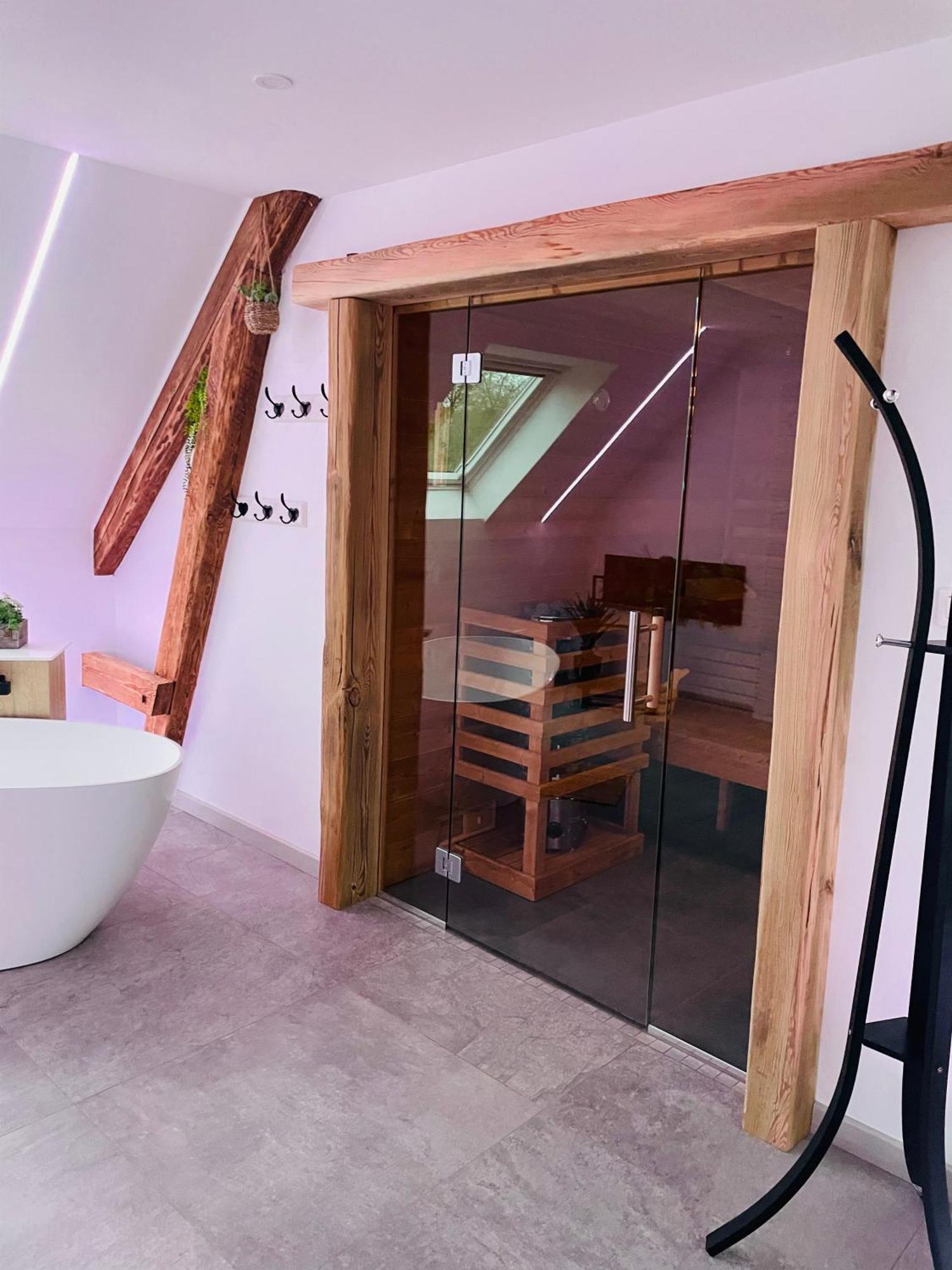 Maison Gite Chez Nounou Sauna Jacuzzi Jardin Arbore Etting 외부 사진